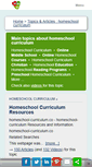 Mobile Screenshot of homeschooling4children.com