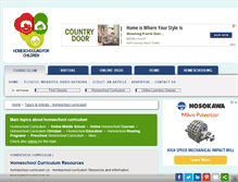 Tablet Screenshot of homeschooling4children.com